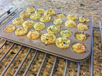 Zucchini Cheese Mini Muffins